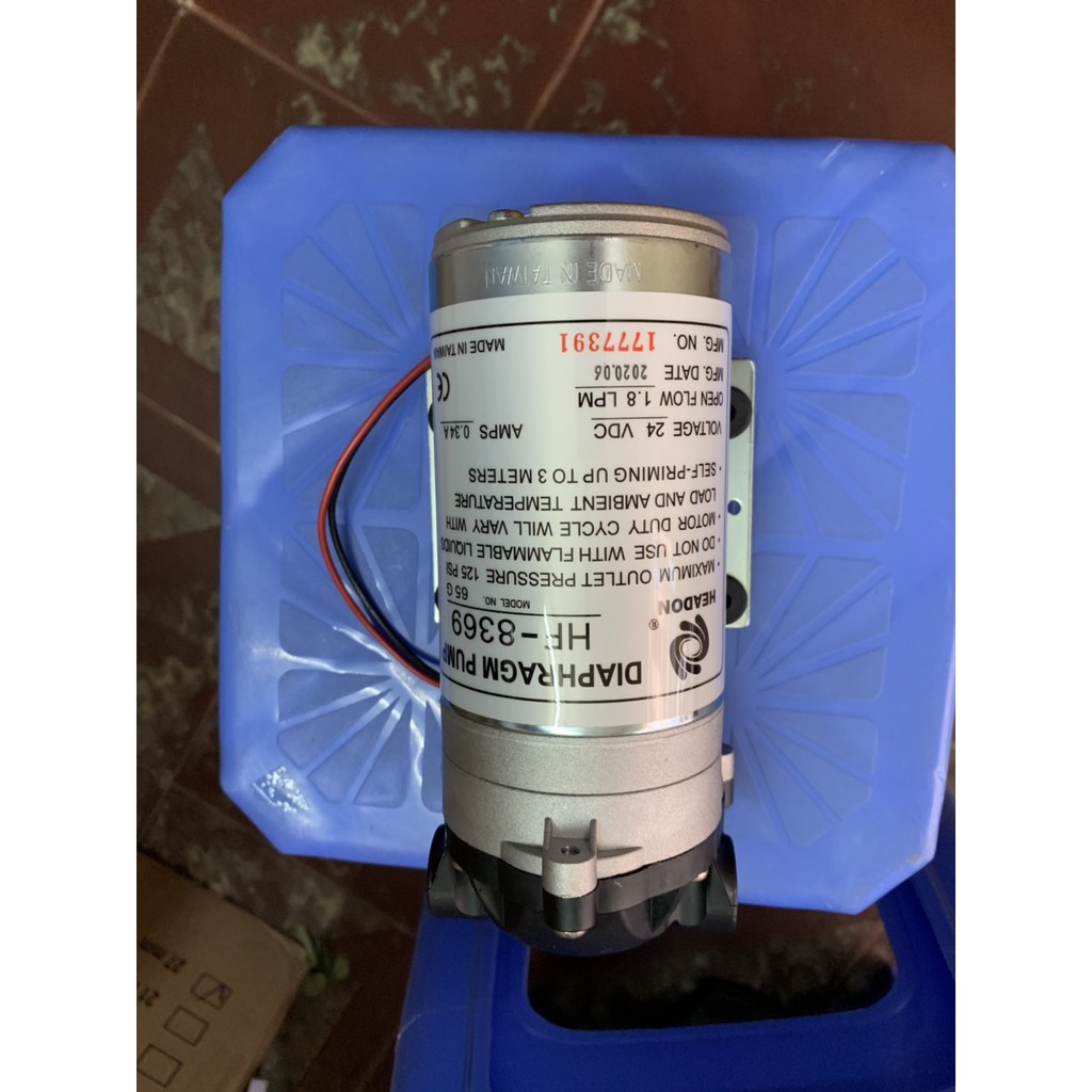 Bơm Headon HF 8369 ♥️ Bơm Hút Đẩy ♥️ Máy Bơm Lọc Nước RO Loại Tốt Nhất,  Giờ Tem Bơm Thay Đổi Do Nhà CC