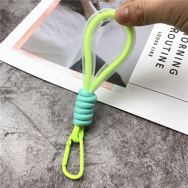 [Mới] Khóa Treo Màu Huỳnh Quang Cho Túi Xách / Chìa Khóa Chai Nước / Dây Thừng Tự Làm Trang Trí DIY