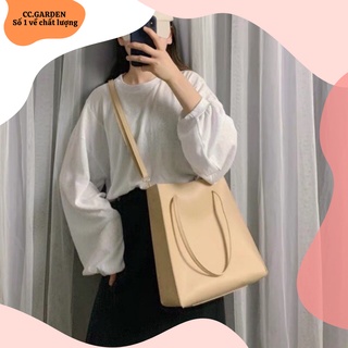tote da, túi tote hai quai đeo vai tiện dụng đi làm đi học đi chơi[Ảnh thật/hot]