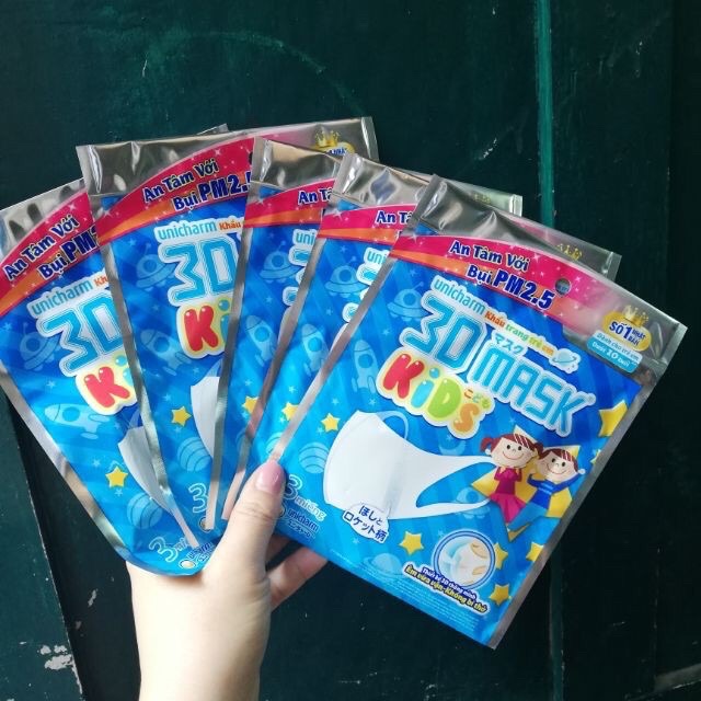Khẩu trang 3D mask kid 3 miếng/gói | BigBuy360 - bigbuy360.vn
