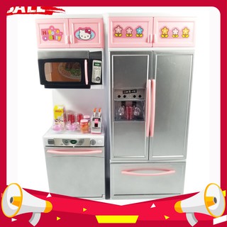 ĐỒ CHƠI TRẺ EM - BỘ BẾP TỦ LẠNH 2 NGĂN - ĐỒ CHƠI ĐỒ HÀNG - kingtoys99