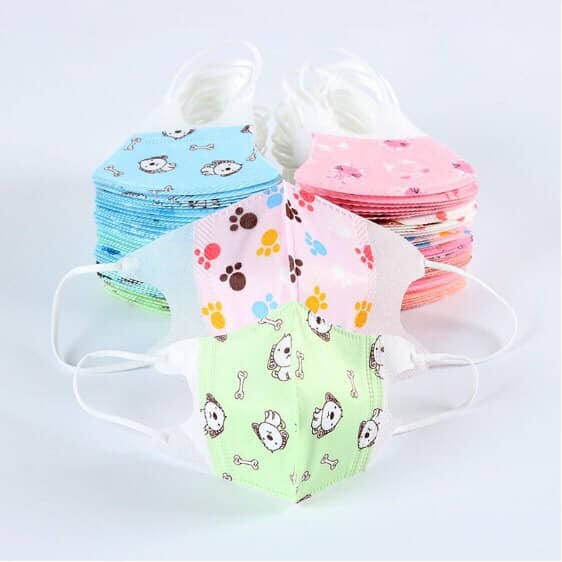 Khẩu trang kháng khuẩn xuất Nhật set 5 cái cho bé