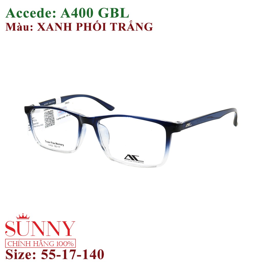 AC2063 - A400 - Gọng kính Accede unisex (nhiều màu) chính hãng Korea - - kèm tem chống hàng giả do bộ công an cấp | WebRaoVat - webraovat.net.vn