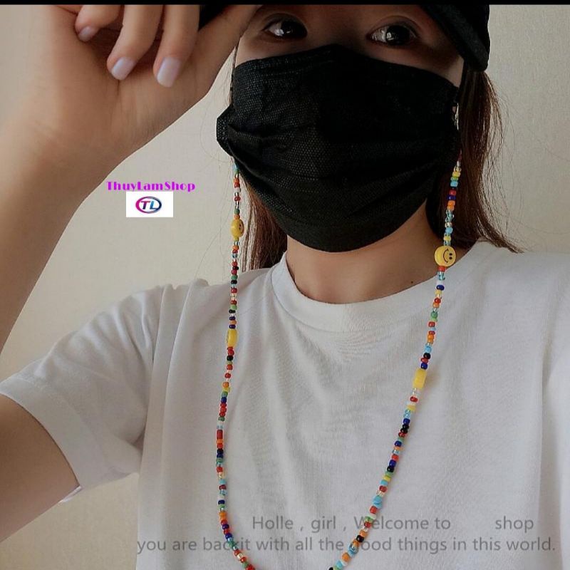 Bán sỉ 1 bó 10 dây đeo khẩu trang chống rớt kiểu Hàn xinh xinh tiện lơi thời trang bỏ buôn bỏ sỉ số lượng lớn