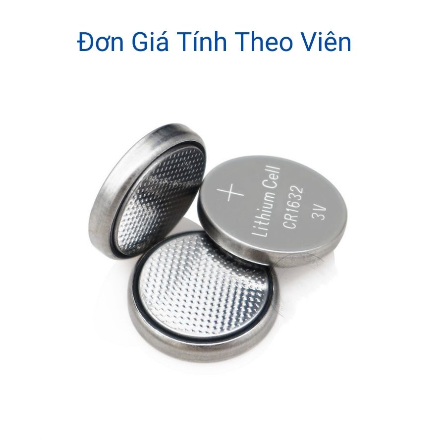 Pin cúc áo Cr1632 thay thế cho cảm biến áp suất lốp đồng hồ casio chìa khóa ô tô dòng pin Lithium 3V Mitauto