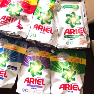 Nước giặt ariel hương túi mới