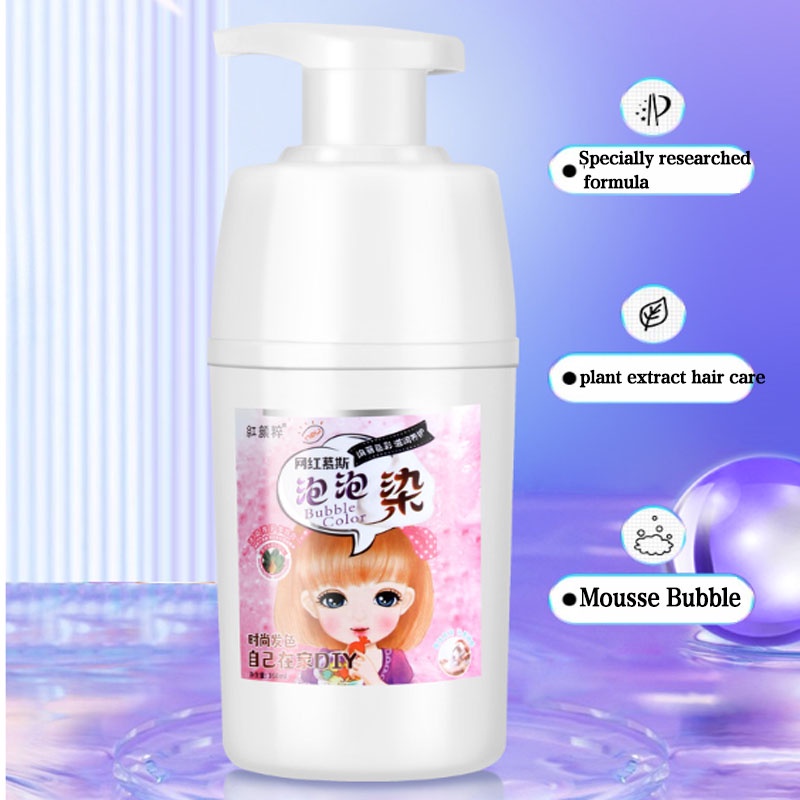 Dầu Gội Nhuộm Tóc Chuyên Nghiệp Màu Đen Lâu Trôi