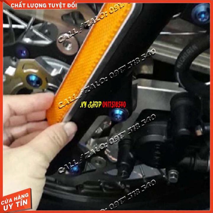 Mắt Mèo Phản Quang Dán Phuộc Xe Máy ( Giá 1 Cặp ) Ảnh thật Sp