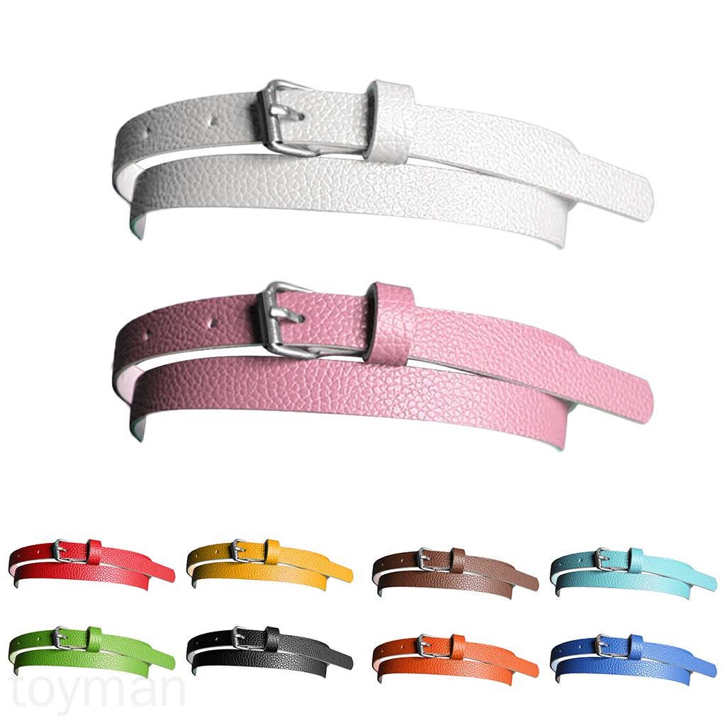 Thắt lưng da mảnh 10 màu sắc thời trang cho nữ