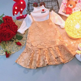 Váy thu đông cho bé