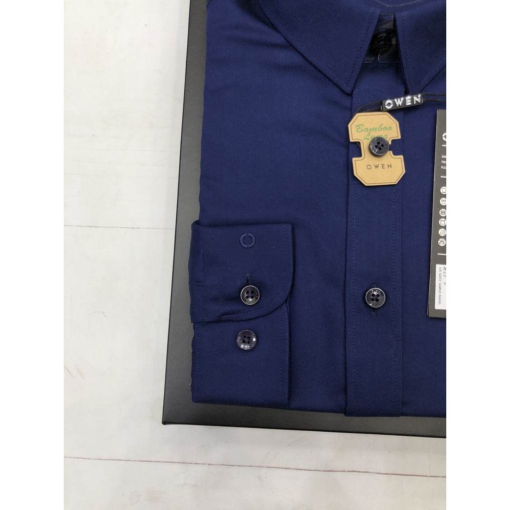 ÁO SƠ MI NAM DÀI TAY OWEN XANH TÍM THAN AR80777 | BigBuy360 - bigbuy360.vn