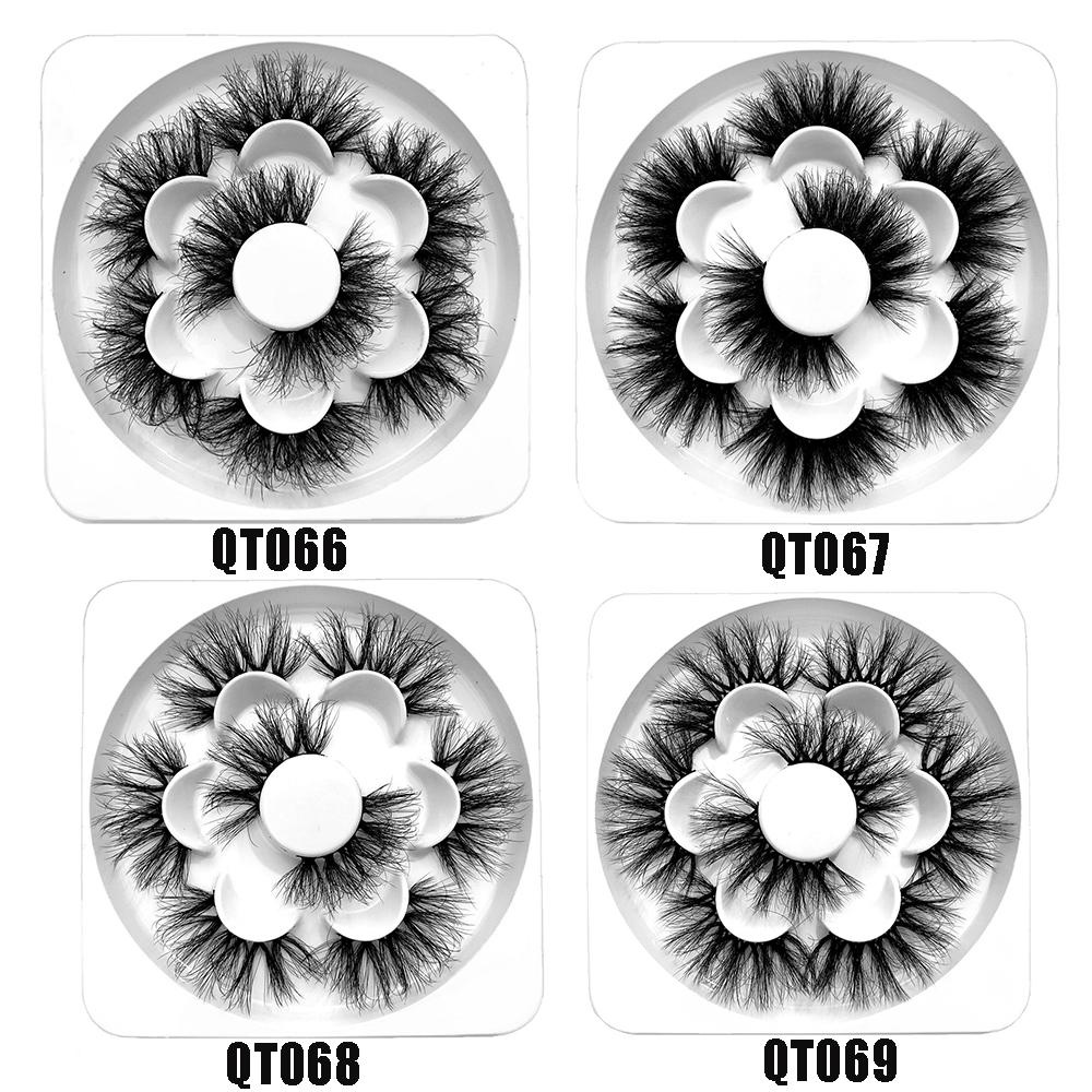 XIANTIN Set 4 Cặp Lông Mi Giả SKONHED Mềm Mại Và Dày Dặn