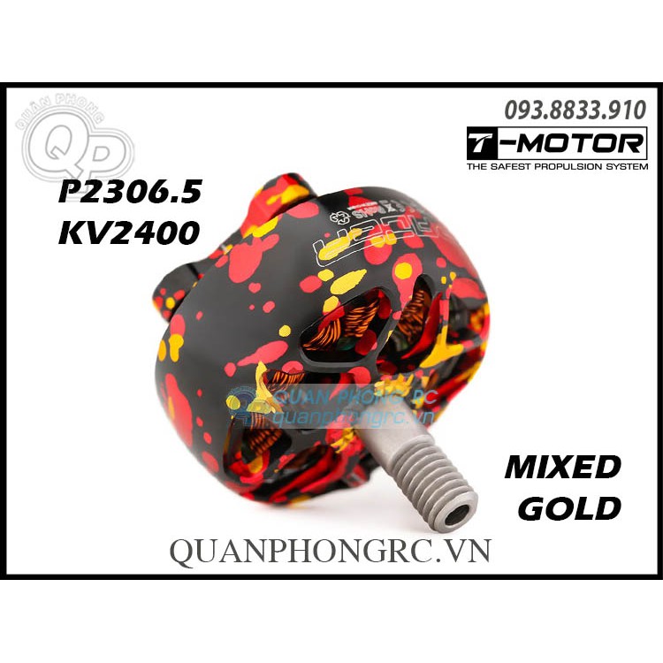 T-Motor Pacer P2306.5 KV2400 Brushless Motor (Mixed Gold)