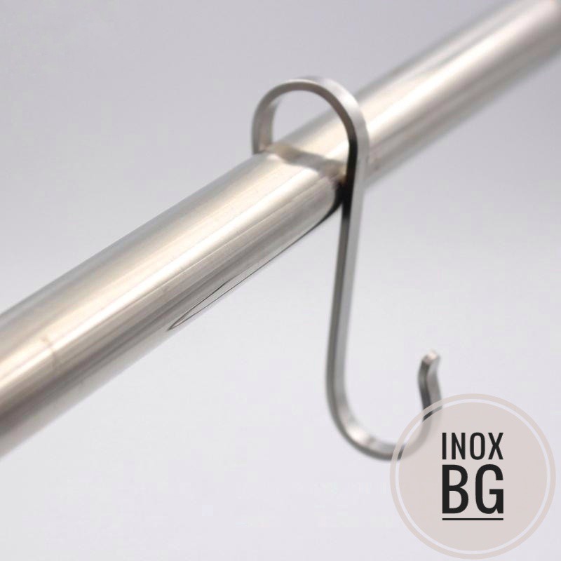Móc treo đồ chữ S lồng ống inox phi 16/19/22/25/32/38