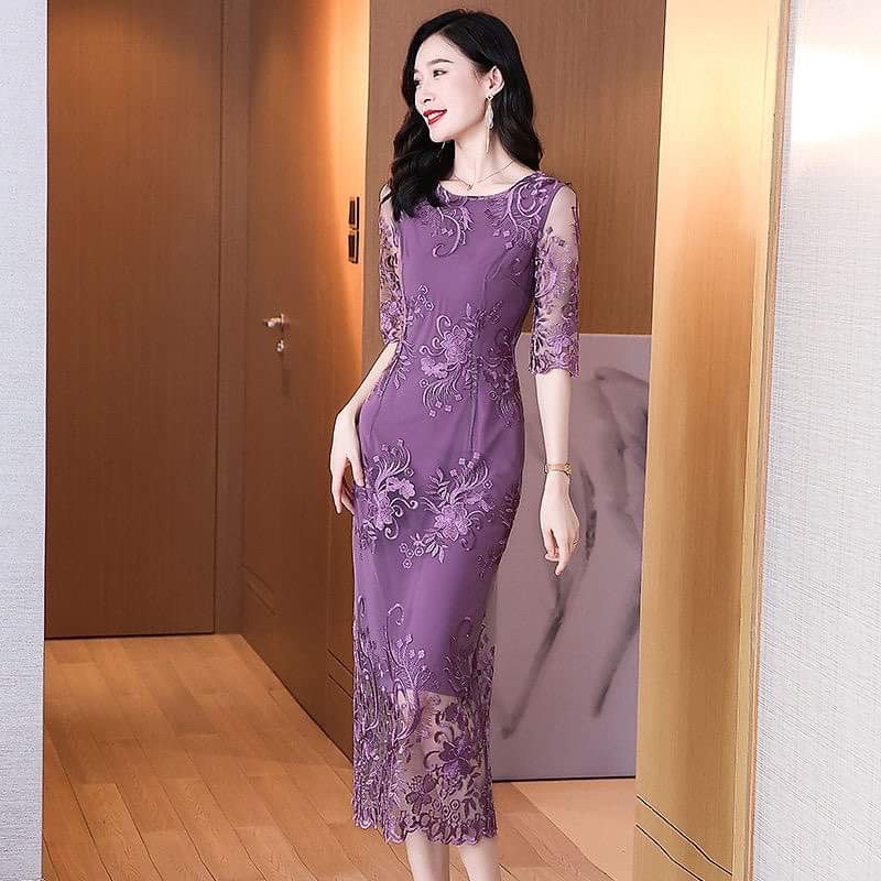 Đầm ren nữ cao cấp mềm mại sang trọng NP3044