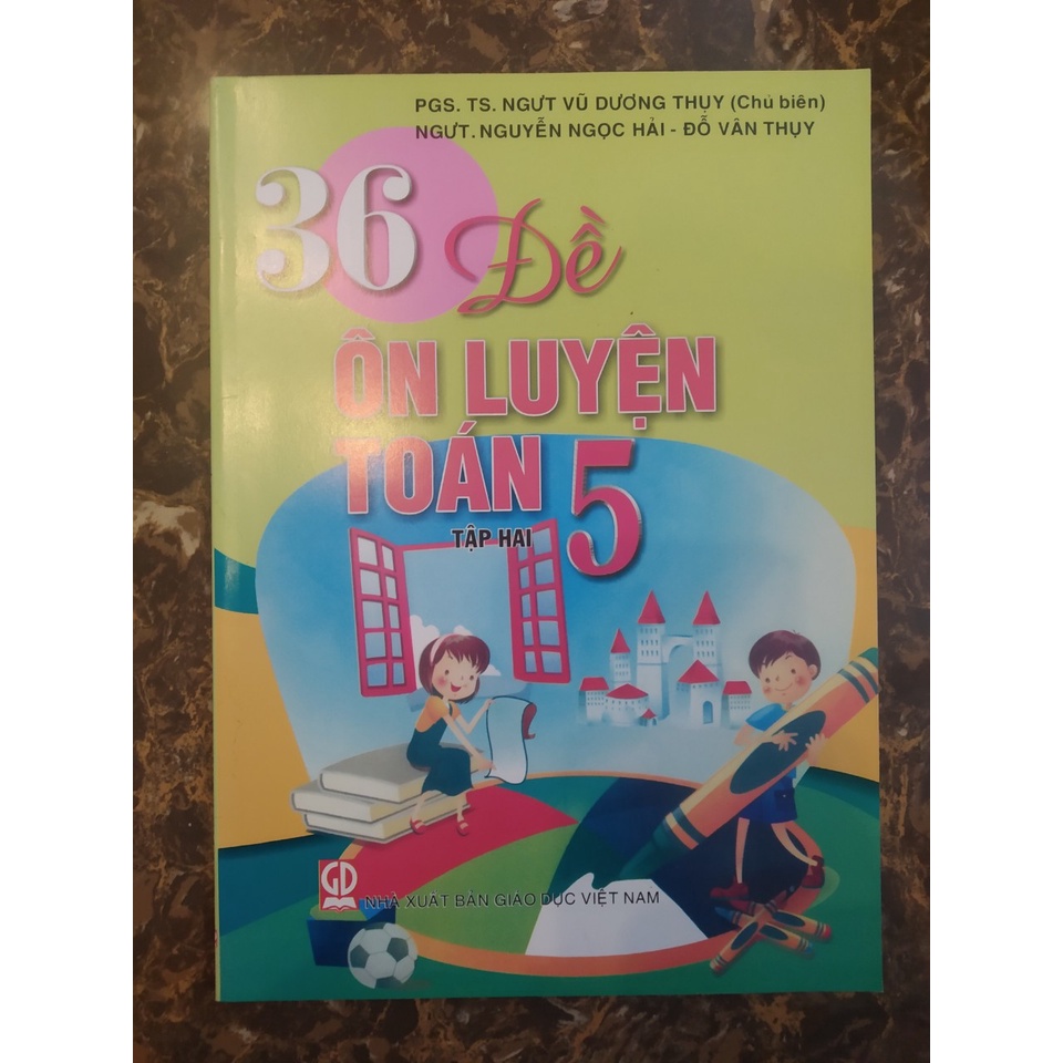 Sách - Combo 36 đề ôn luyện toán lớp 5
