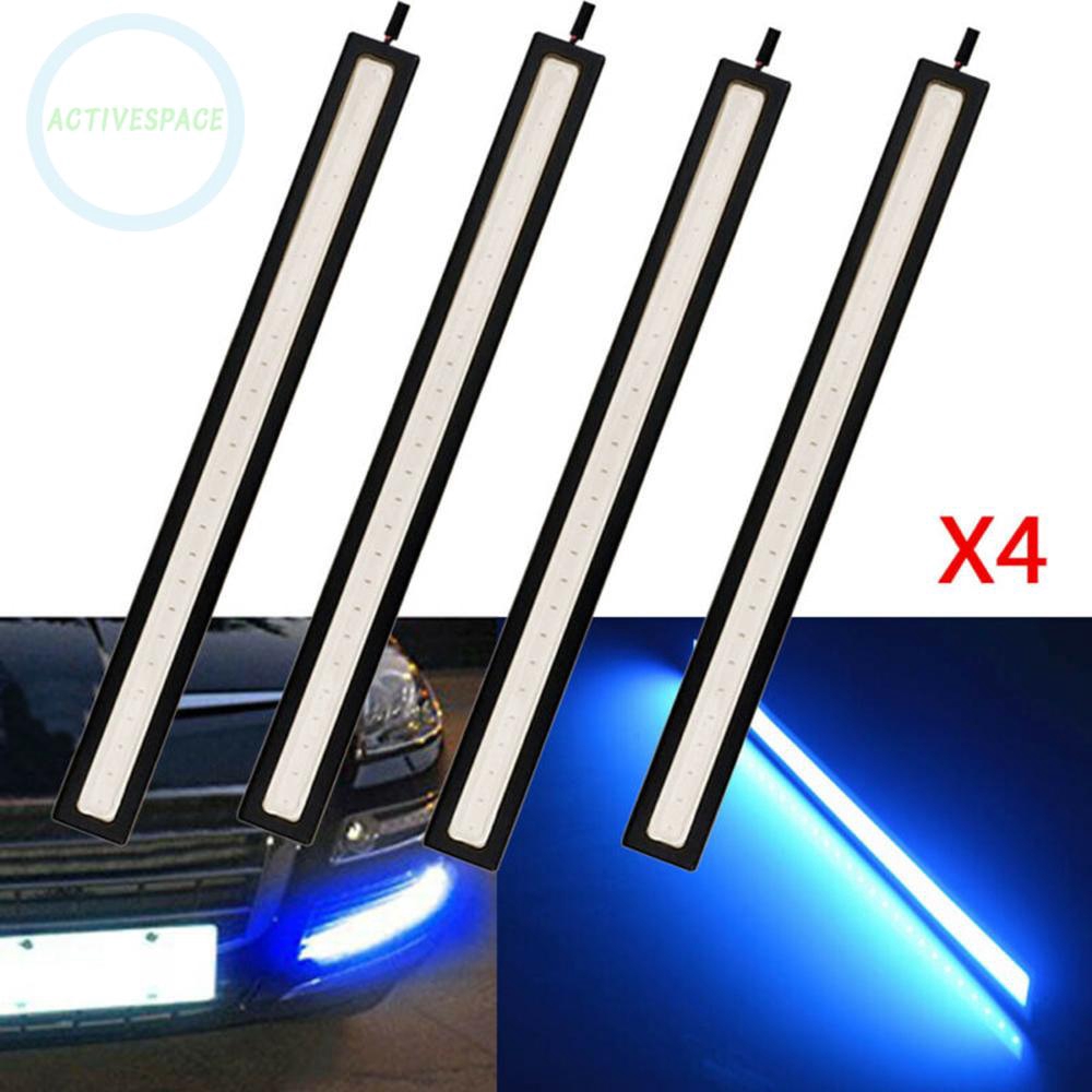 Bộ 4 đèn LED xe hơi CPB siêu sáng siêu mỏng chống nước và bụi 17cm