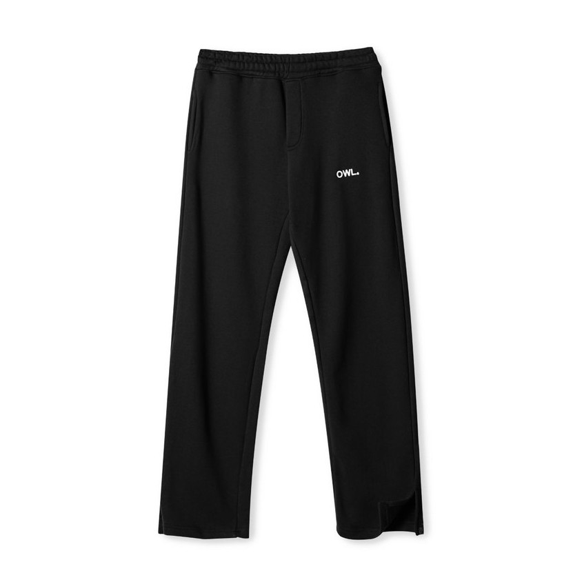 OWL BRAND® QUẦN NỈ THUN XẺ TÀ BE/ĐEN/XÁM - SPLIT SWEATPANTS BEIGE/BLACK/GREY