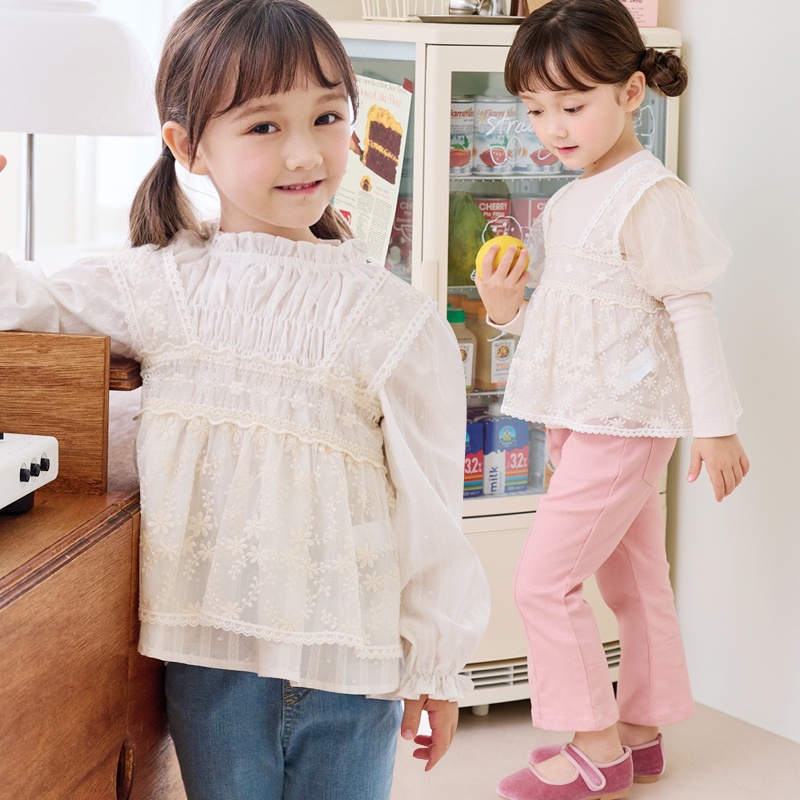 Áo gile ren Hàn cho bé gái BEB3VS101