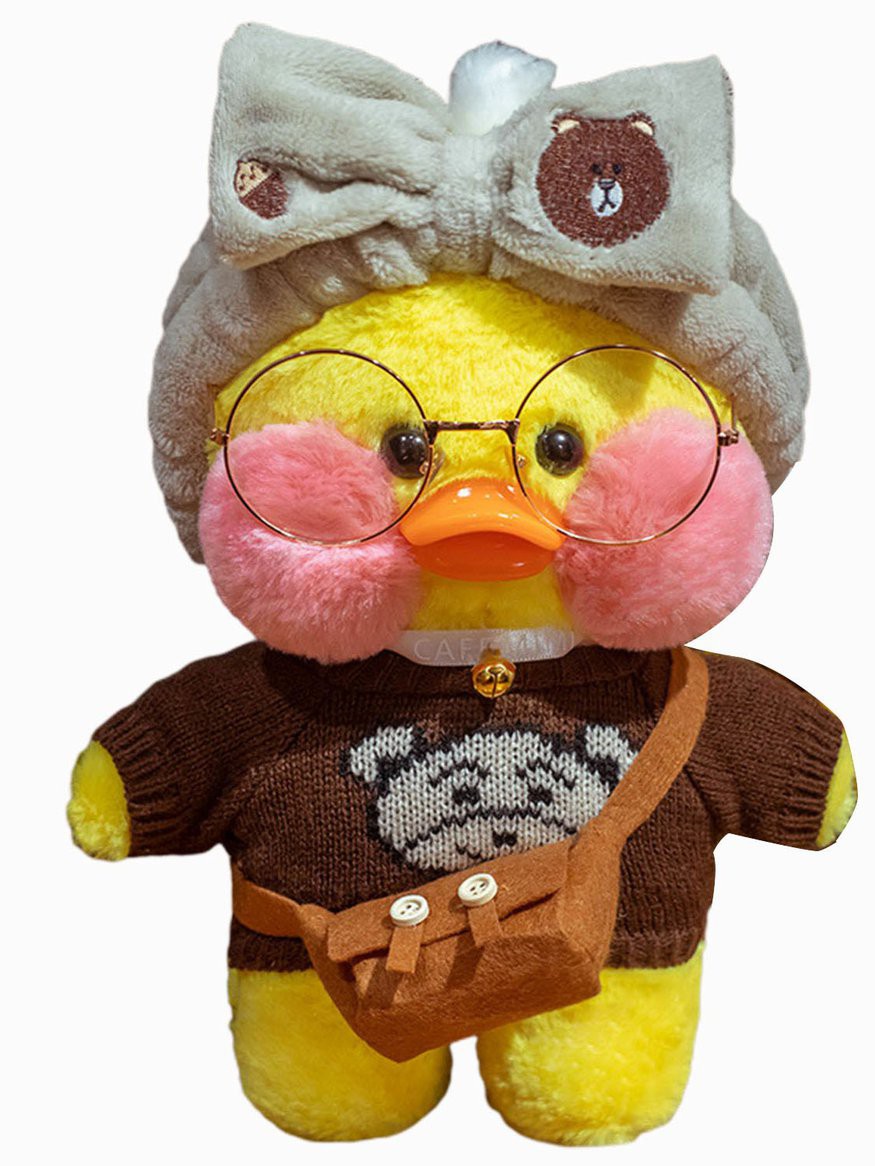 Vịt Con Nhồi Bông Màu Vàng Mềm Mại 0723