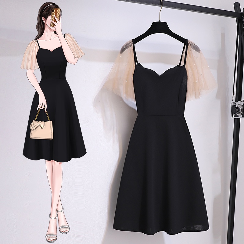 🌸Hàng Order🌸Váy Đầm Bigsize Tay Voan Cúc Ngọc Cổ V Dáng Xòe Tiểu Thư Nữ Tính🌸Hàng Quảng Châu