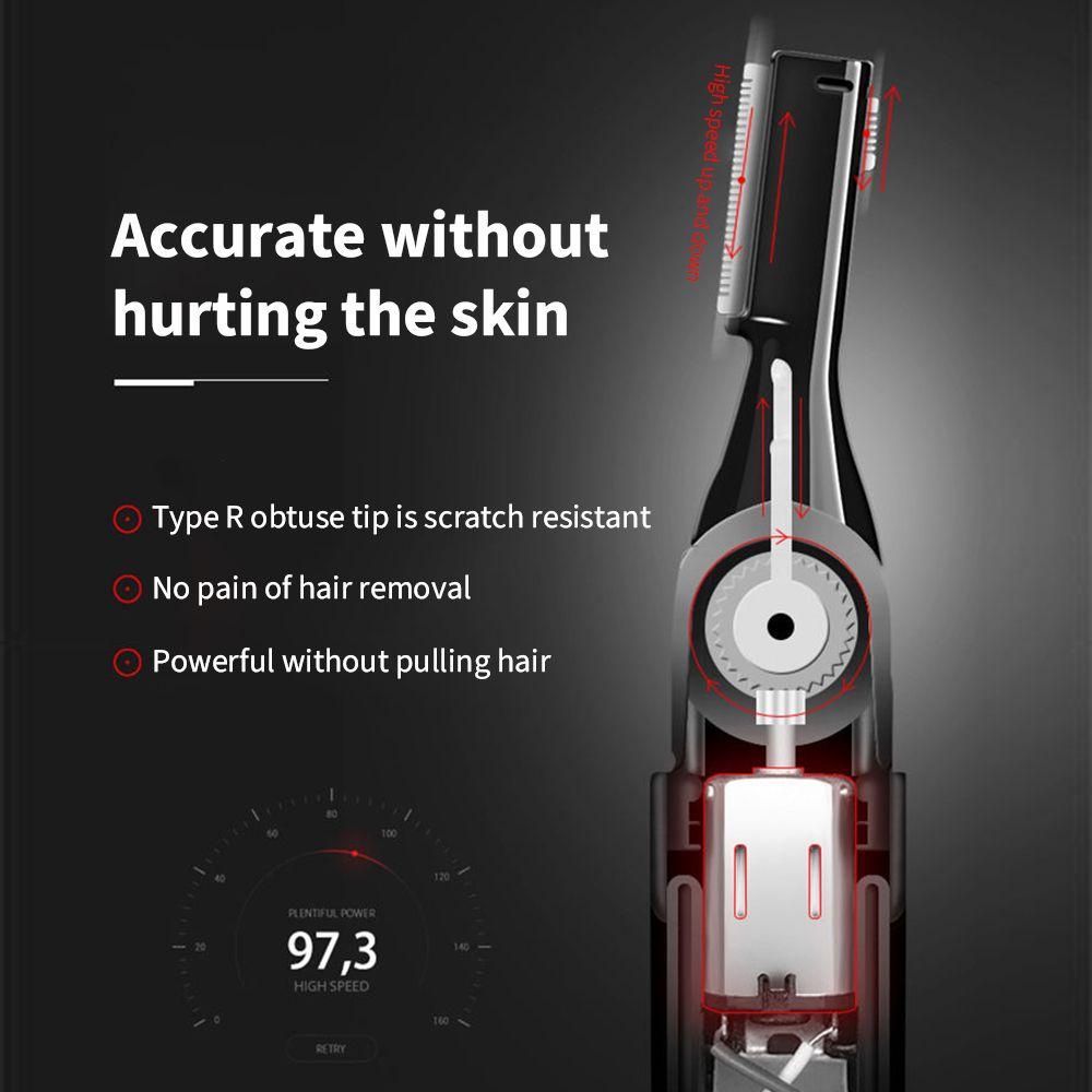 Bút Tỉa Lông Mày Mini Không Đau Dùng Pin Chuyên Nghiệp