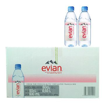 Nước khoáng Thiên Nhiên Evian 500ml, Pháp