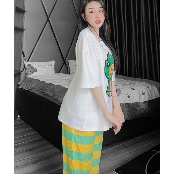 Set ống suông thêu cao cấp chất siêu đẹp ( hình thật )