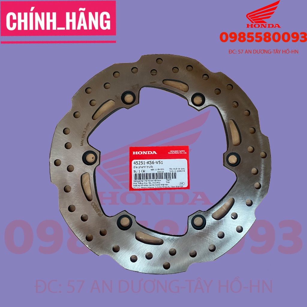 Đĩa thắng Winner X zin chính hãng Honda