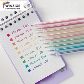 Bút Mực Gel Winzige 0.5mm 9 Màu Dễ Thương Tuỳ Chọn Tiện Dụng Cho Học Sinh/Nhân Viên Văn Phòng