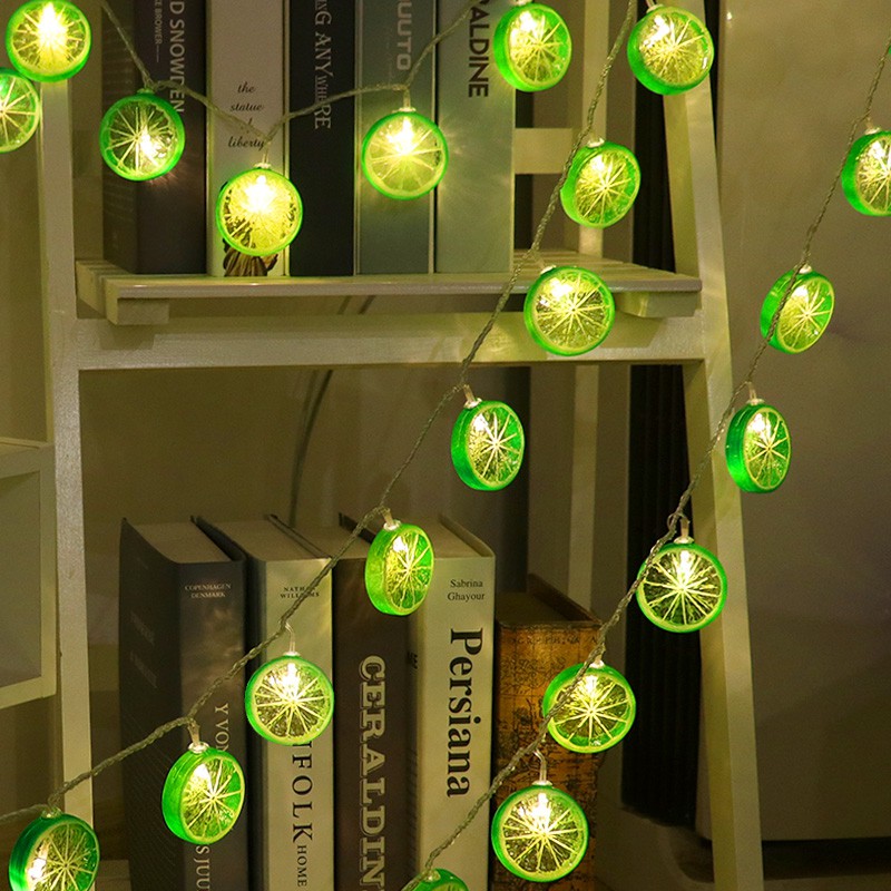 Dây Đèn LED Hình Lát Chanh Ngộ Ngĩnh, Dễ Thương 3M 20 Đèn