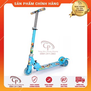 Xe scooter cho bé, 3 bánh có đèn, gấp gọn tiện lợi