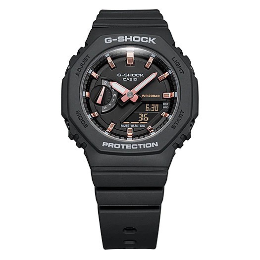 Đồng hồ casio nữ dây nhựa GSHOCK GMA-S2100-1ADR chính hãng