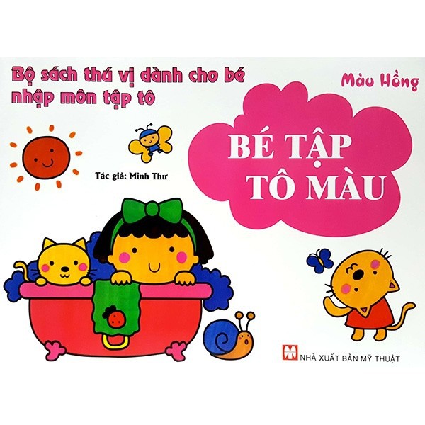 Sách - Bé Tập Tô Màu - Màu Hồng