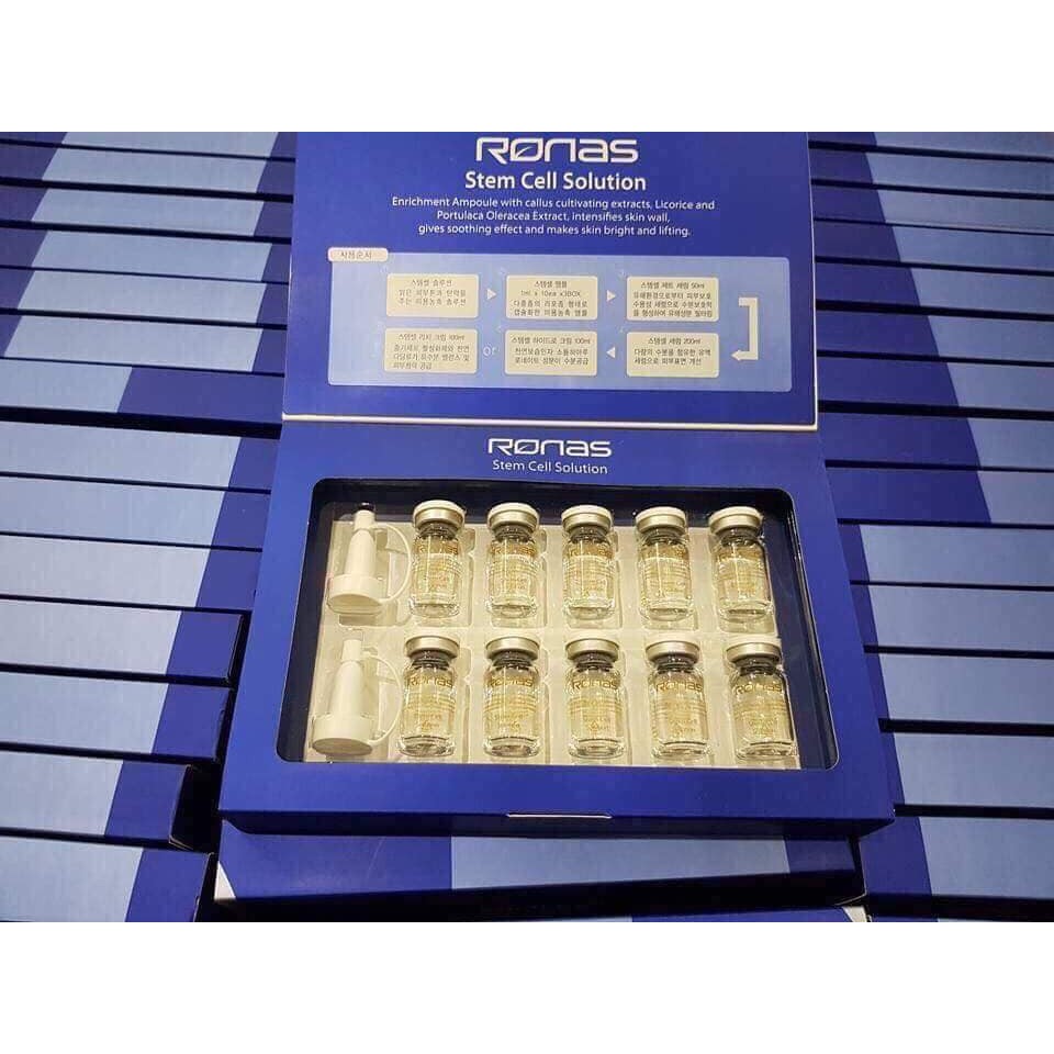 (1 Hộp 10 lọ) Tế Bào Gốc Ronas Stem Cell Solution- Da Mụn, Nám, Sẹo,Tàn Nhang | BigBuy360 - bigbuy360.vn