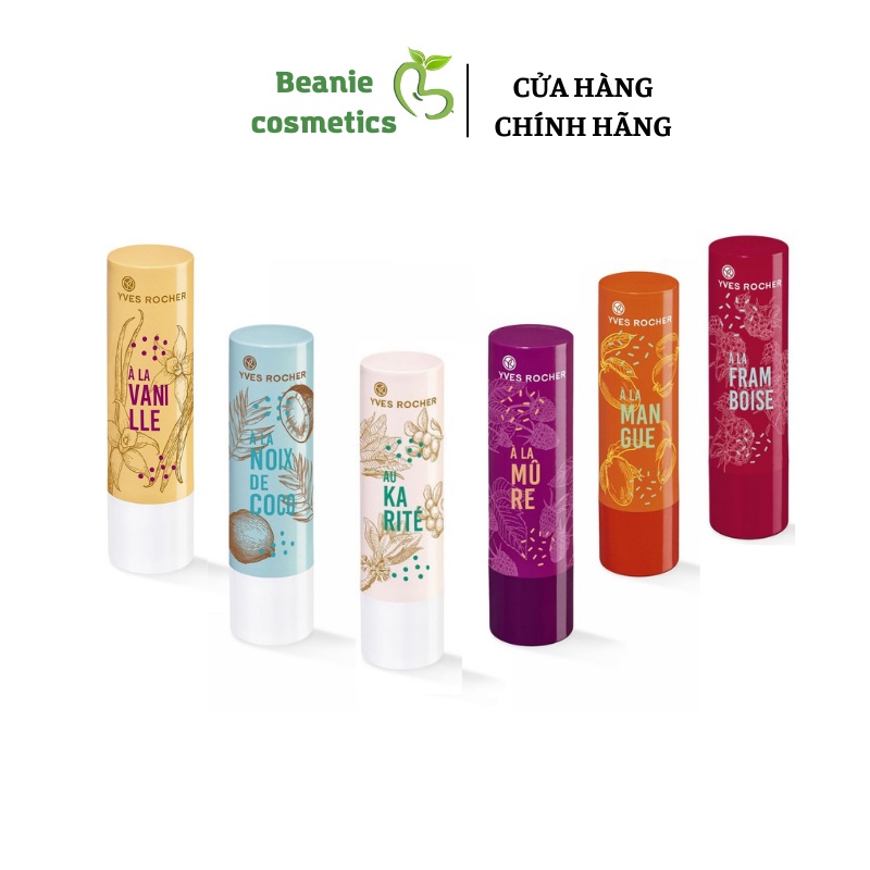 Son dưỡng ẩm môi Yves Rocher Lip Balm nội địa Pháp 4.8g thành phần thiên nhiên cho môi mềm mướt