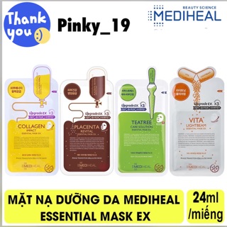 [MASK] Lẻ miếng mặt nạ Mediheal sale 4 vị dễ dùng nhất