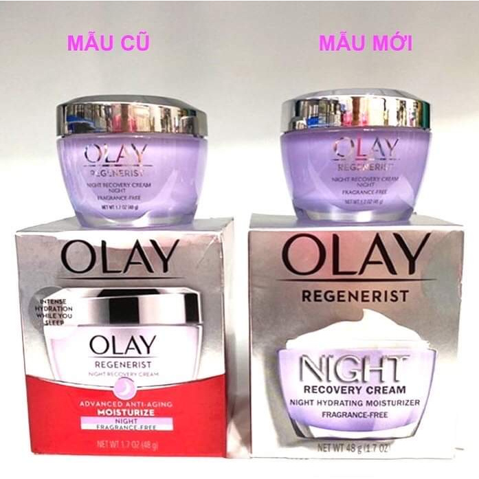 Nội địa Mỹ Kem dưỡng Olay dùng ban đêm Olay Regenerist Night Recovery Cream 48g