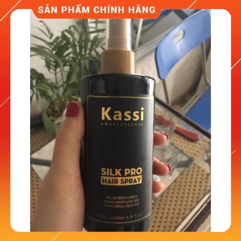 Xịt dưỡng tóc,sữa dưỡng tóc Kassi 250ml 🔥CHÍNH HÃNG🔥 phục hồi tóc mềm mượt, chắc khỏe, giảm chịu chứng chẻ ngọn, khô xơ