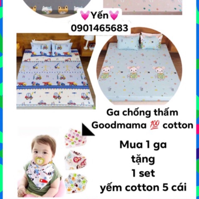 Ga chống thấm Cotton Goodmama
