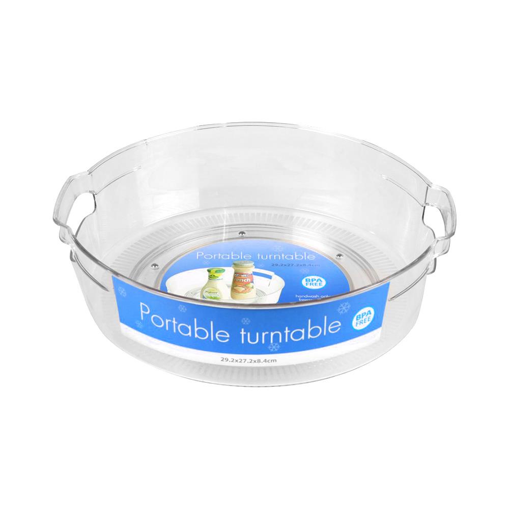 HomeBase KECH Khay để đồ gia vị đáy thiết kế có thể xoay W29.2xD29.2xH8.4cm