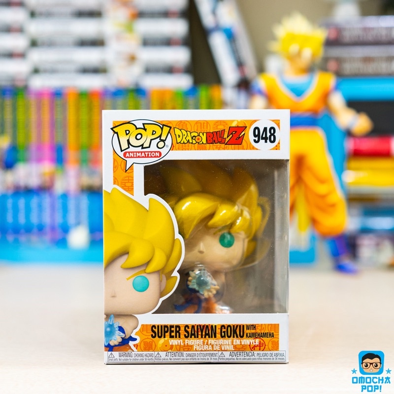 Mô Hình Chính Hãng Funko Dragon Ball Z POP! Animation Super Saiyan Goku 948 [with Kamehameha Wave]