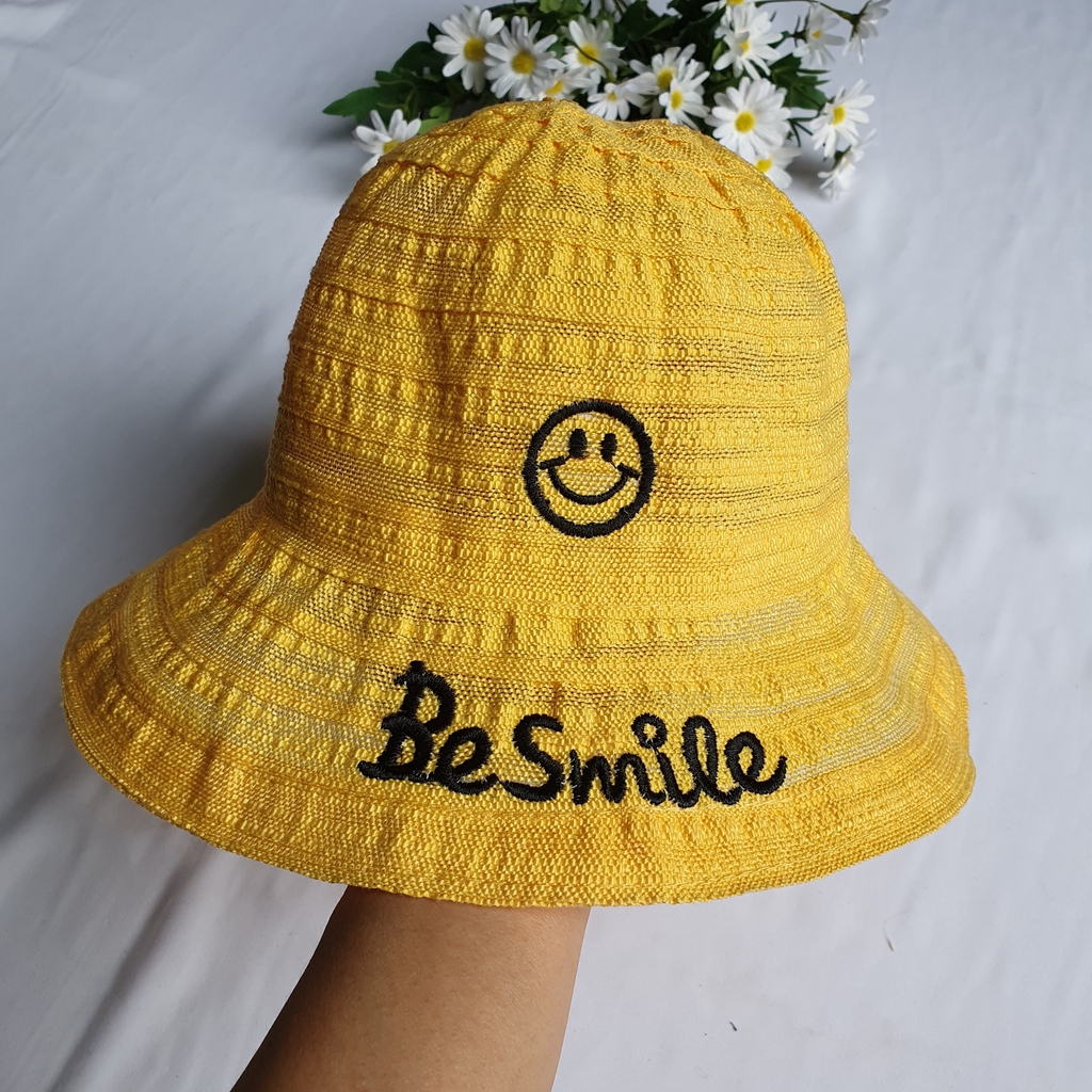 MŨ NÓN RỘNG VÀNH BE SMILE CHO BÉ TỪ 2 ĐẾN 6 TUỔI - HÀNG SIÊU ĐẸP