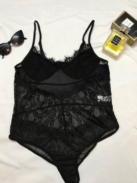 Bodysuit ren lưới sexy, không lót ngực (Ảnh thật) | BigBuy360 - bigbuy360.vn