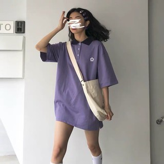 ÁO PHÔNG POLO TÍM THÊU