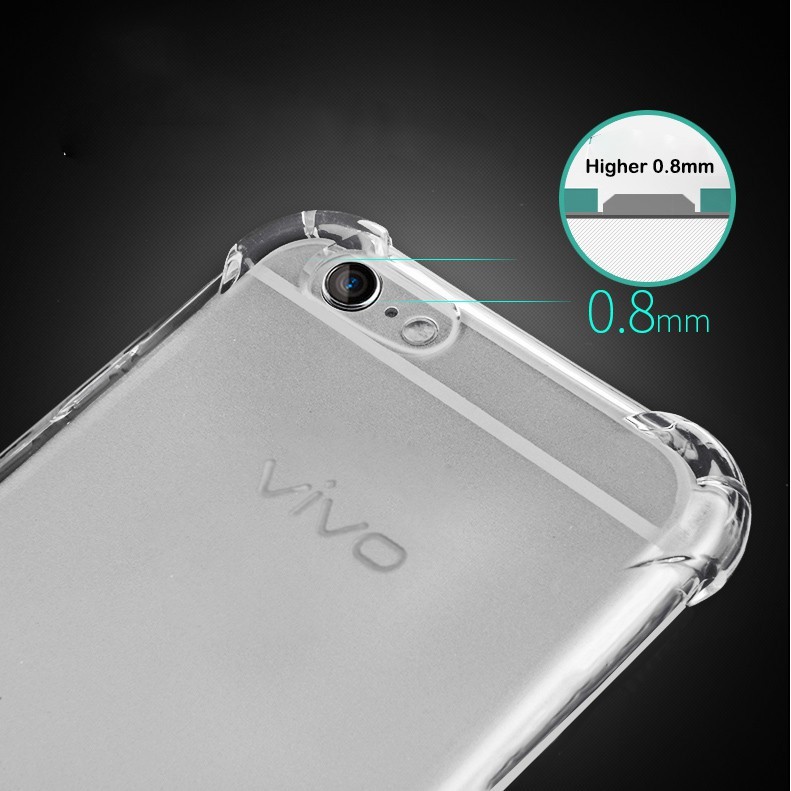 Ốp điện thoại trong suốt chống sốc điện thoại VIVO Y55 Y55S Y66 Y69 V7 V7 Plus V9