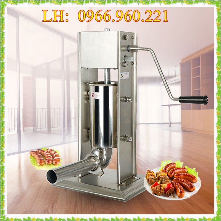 Máy nhồi xúc xích, lạp xưởng quay tay 3l phù hợp cho mọi gia đình