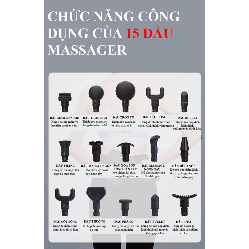 Combo 9 Đầu Massage BOOSTER dành cho các dòng máy T/E/M2/Lightsaber - CHÍNH HÃNG
