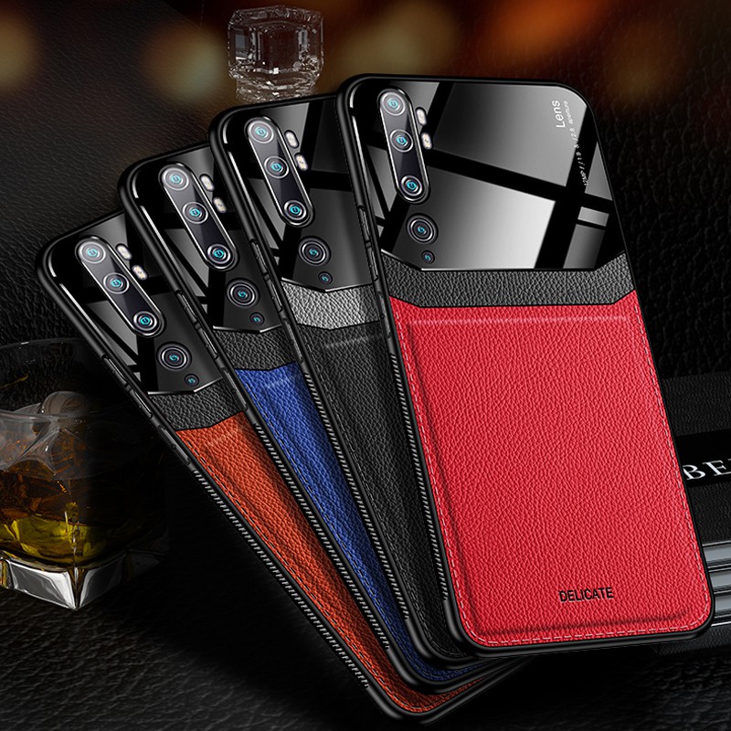 Ốp điện thoại KOOSUK da acrylic phong cách cổ điển cho Samsung Galaxy Note 8 9 10 + S10 S9 S8 Plus S10e