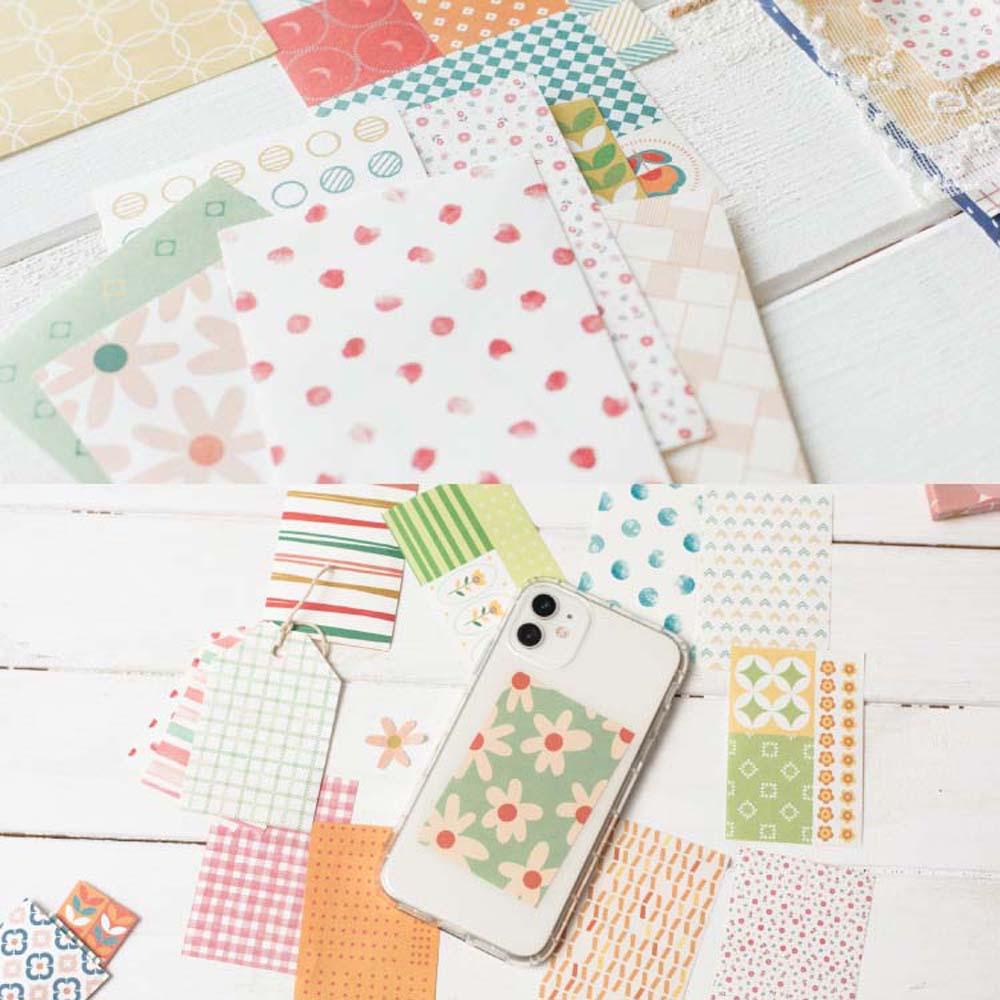 AUGUSTINA Thẻ Giấy Dán Trang Trí Sổ Tay Phong Cách Vintage